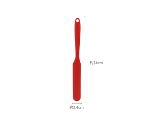 Espátula de silicona personalizada de mango largo para mezclar crema y mantequilla, raspador de repostería que no suelta pelusas para tarros y glaseados - Product Image 3