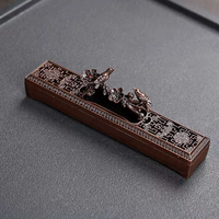Brûleur d'encens en alliage antique pour hôtel et restaurant de maison de thé pour un usage quotidien et décoration d'intérieur aromatique de la saison d'automne