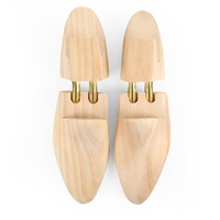 Embauchoir en bois massif haut de gamme avec étirement de chaussures réglable par ressort