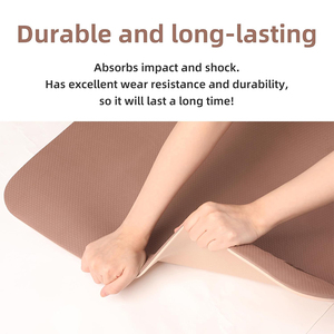 Tapis de <span class=keywords><strong>yoga</strong></span> en caoutchouc naturel écologique à haute résilience personnalisé, imprimé, épais, TPE, imperméable, antidérapant, tapis de fitness, forme ovale - Product Image 3