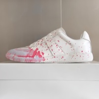 Chaussures de sport légères et respirantes en maille, peintes à la main, style graffiti, design bas, pour la marche décontractée