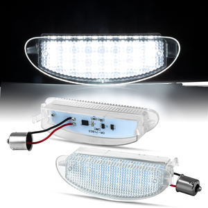 Luz LED duradera para matrícula para <span class=keywords><strong>Renault</strong></span> Twingo <span class=keywords><strong>Clio</strong></span>, resistente al agua, fácil de instalar, accesorios para coche - Product Image 2