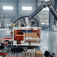 Machine d'emballage automatique ZX450 : Ligne de production sans souci avec système servo complet amélioré, emballageur de cartons automatique / palettiseur de cartons