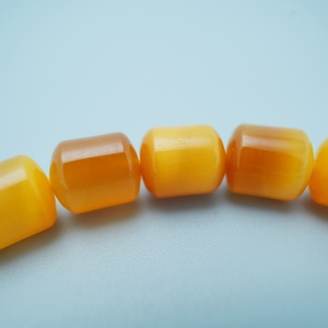 Bracelet en pierres précieuses œil de tigre doré naturel en forme de boule - Tendance unisexe, puissant symbole de <span class=keywords><strong>courage</strong></span> et de confiance - Product Image 2