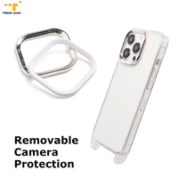 Coque de téléphone portable de luxe antichoc et étanche pour iPhone 14 15 Pro Max, avec anneau de protection de l'appareil photo, design mignon