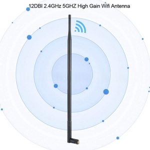 <span class=keywords><strong>Antena</strong></span> WiFi de Doble Banda de Alta Ganancia 12dBi 2.4GHz 5GHz 5.8GHz, <span class=keywords><strong>Antena</strong></span> de Goma RP-SMA Inalámbrica <span class=keywords><strong>para</strong></span> <span class=keywords><strong>Mejorar</strong></span> <span class=keywords><strong>la</strong></span> Cobertura de <span class=keywords><strong>Señal</strong></span> - Product Image 4