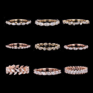 Venta al por mayor de fábrica: Piedra de moissanita DEF con corte marquesa de fantasía Melee - Product Image 5