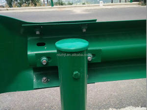 Ad alta velocità con forma di W a forma di doppia onda fascio ispessito barriera di sicurezza Guardrail di sicurezza per strade di collina in acciaio - Product Image 2