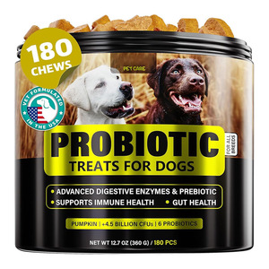 Probiotiques pour chiens à mâcher, enzymes digestives, soutien immunitaire, santé intestinale, soulagement des démangeaisons, apaisement de la peau irritée, soulagement des allergies, compléments alimentaires pour animaux de compagnie - Product Image 6