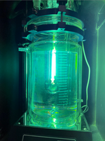 Réacteur photochimique pilote TOPTION de 5 à 100 L, contrôlé par PLC, avec entraînement motorisé, 220 V
