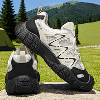 Chaussures de randonnée décontractées pour l'extérieur, avec embout de protection, maille respirante, semelle antidérapante et amortie