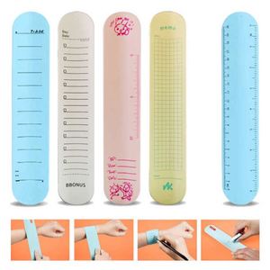 Wearable Nurse Notepad Wristbands Silicone Reminder Bracelet Write on Memo Writable Dry Erase Slap <b>Sticky</b> <b>Notes</b> Ruler - Product Image 4