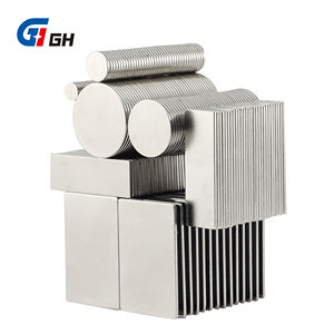 מגנטים קבועים תעשייתיים n52 דיסק חזק סופר דק שטוח עגול naodymium בלוק מלבן חומר מגנטי ndfeb - Product Image 1