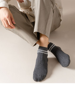Calzini da Uomo in Cotone Casual a Taglio Basso Invisibili - Product Image 6