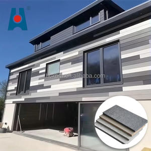 Constructie Decoratieve Calciumsilicaatvezelcement Wandplaat Modern Waterdicht Lichtgewicht Brandwerend Gevelbekleding Grijs - Product Image 2