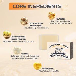 PANSHLY Hot Selling Pure Bison Talg für Buff Soap Moist urizing Solid Feature für alle Haar typen - Product Image 5