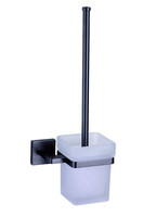 Support mural pour brosse WC, écologique, en métal antirouille, design moderne, gain de place, garantie 5 ans, pour le nettoyage de la salle de bain