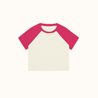Mode jeunes filles femmes haut court été marque Logo personnalisé conception dames haut court 2025 nouveaux t-shirts
