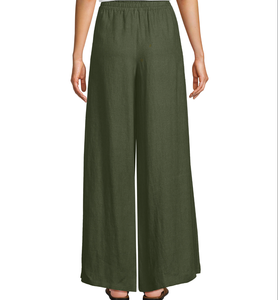 Nuovissimi <span class=keywords><strong>pantaloni</strong></span> <span class=keywords><strong>Palazzo</strong></span> <span class=keywords><strong>in</strong></span> <span class=keywords><strong>lino</strong></span> da donna Boutique - Product Image 3