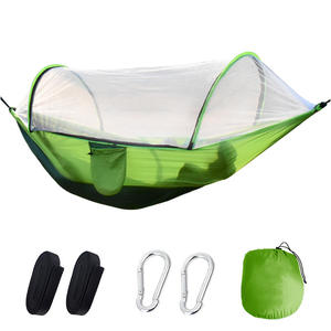 Portable Nylon nouveau Camping hamac suspendu <span class=keywords><strong>pliant</strong></span> tricot hamac <span class=keywords><strong>lit</strong></span> extérieur hamac pour la randonnée - Product Image 3