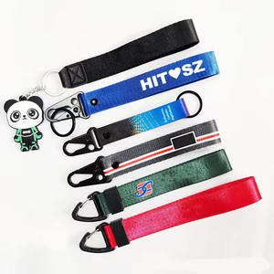 BSBH 커스텀 로고 폴리에스터 랜야드, 내구성 좋은 손목 스트랩, 안전 버클 이글 키체인 폰 링용 헤비 듀티 숏 랜야드 - Product Image 5