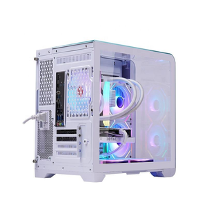 350MM 그래픽 카드와 호환되는 온도 표시 기능이있는 공장 도매 하이 엔드 M-ATX 게임용 컴퓨터 케이스 - Product Image 6