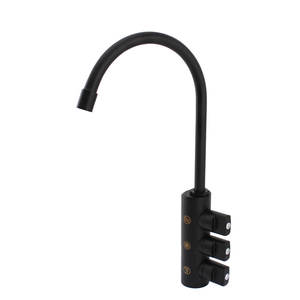 DOGO vente chaude <span class=keywords><strong>filtre</strong></span> eau réfrigérée et floue 3 voies évier de cuisine noir mat Tir débit robinet d'eau pétillante - Product Image 1