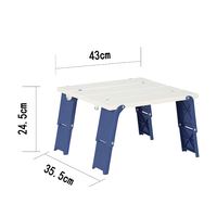 Table pliante d'extérieur moderne Kejie pour pique-niques, camping, pêche, plage, utilisation en plastique, mobilier d'extérieur