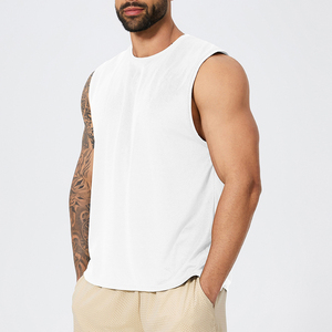 <span class=keywords><strong>Canotte</strong></span> <span class=keywords><strong>da</strong></span> <span class=keywords><strong>uomo</strong></span> senza maniche sport Gym Running sportivo abbigliamento sportivo <span class=keywords><strong>uomo</strong></span> gilet protettivo a asciugatura rapida senza maniche t-shirt girocollo - Product Image 4