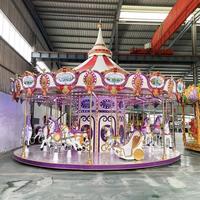 Équipement d'amusement pour enfants, cheval de carrousel de haute qualité, carrousel abordable