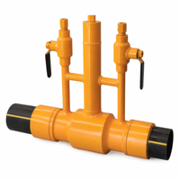 Válvula de Bola Manual con Brida de Gas PE-F.S (Acero al Carbono) OEM