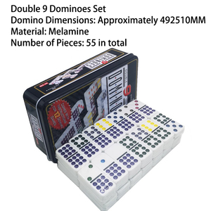 Juego de Dominó para Adultos, Dominó Clásico, Juegos de Mesa, Dominó Doble 6 9 12 para Juegos Familiares con Caja de Estaño - Product Image 3