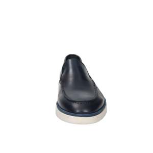 Mocasines de Cuero para Hombre Gino Tagli, Color Azul, Talla 42, Zapatos de Vestir Cómodos - Product Image 3