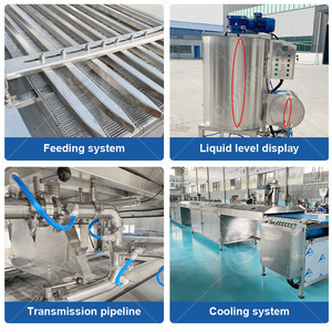 Orme Bánh sô cô la enrober Máy Wafer enrobe <span class=keywords><strong>Ice</strong></span> <span class=keywords><strong>Cream</strong></span> Bar sô cô la lớp phủ dòng giá - Product Image 5