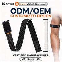 Bracelet de montre sport en nylon respirant Win-Win avec fermeture auto-agrippante pour bracelet de remplacement Helio Sport Running / ODM / OEM