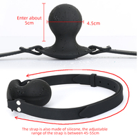Jouet sexuel BDSM en Silicone souple, dilatateur profond de la gorge, bouchon buccal, boule Gag pour jeux pour adultes, prix de gros