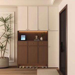 Étagères à chaussures en bois à plusieurs niveaux, étagères à chaussures en bois modernes pour l'entrée - Product Image 2