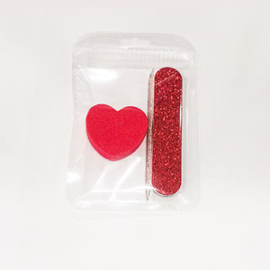 <b>Nail</b> Art Tools <b>Set</b> Glitter Crystal Rhinestone Picker Dotting Pen Heart Shaped Sponge Buffer <b>Nail</b> File Manicure Kit Customized - Product Image 5
