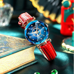 OEM ODM Hot Selling Business Quartz Watch Diamond <b>Face</b> Glass Stainless Steel Band Women's Waterproof Pointer Mechanical Watches - Product Image 4