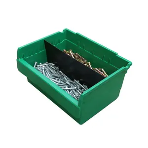 창고 따기 플라스틱 쌓을 수있는 작은 부품 보관함 상자