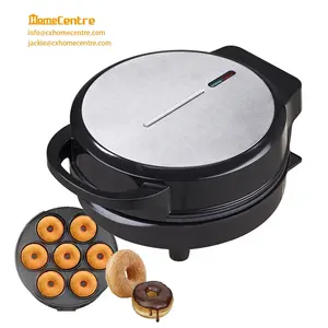 Mini Donut Maker Maschine für kinder freundliches Frühstück, Snacks, Desserts und mehr mit Antihaft-Oberfläche, macht 7 Donuts