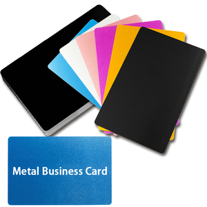 Tarjetas de Visita Metálicas Personalizadas al por Mayor, Grabadas con Láser, de Acero Inoxidable Plateado, Chapadas en Oro, con Logotipo - Product Image 2