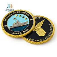 금속 기념품 고품질 수갑 해군 물개 정부 도전 동전 3D 주문 해적 동전