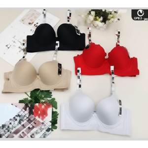 Alta Calidad Bras "C" Cup Banda Ancha Con Pedrería En Variedad De Colores - Product Image 1