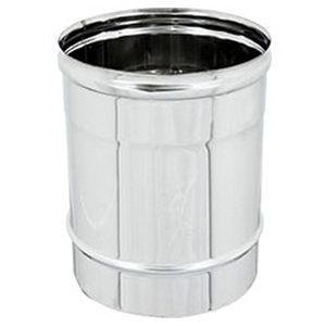Tubo de Chimenea de Acero Inoxidable de 25 cm x 200 mm, Accesorios para Chimenea, para Estufa y Repisa de Madera - Product Image 1