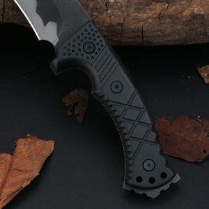 Couteau de survie multifonctionnel en acier inoxydable DK01 HK personnalisable pour le camping en plein air, manche G10, 250 mm, DIY - Product Image 3