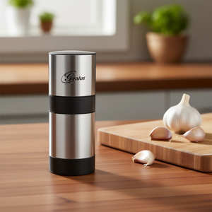 Cortador de Ajo Genius G7, Triturador Manual de Acero Inoxidable, Utensilio de Cocina - Product Image 3