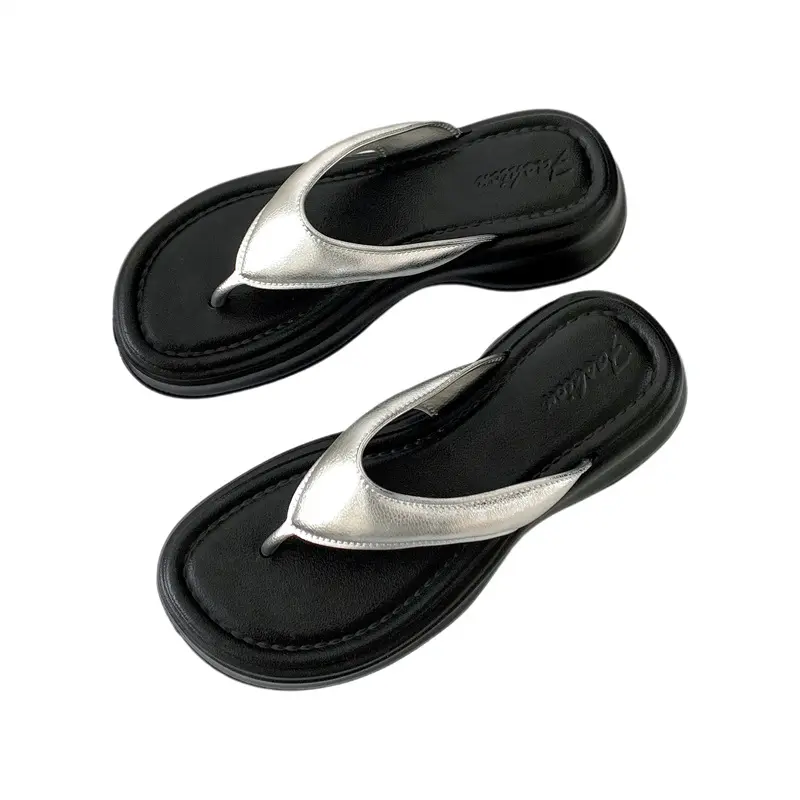 Dames Flip Flop Sandaal Met Boog Anti-Slip Ultralichte Home Strand Slippers Comfort Casual Chic Flat String Sandalen