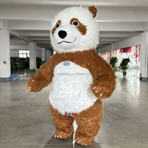 Costume da passeggio gonfiabile <span class=keywords><strong>marrone</strong></span> 2m/2.6m/3m Costume da mascotte dell'orso Panda che pubblicizza un simpatico abito animale - Product Image 3