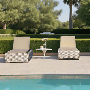 Chaise longue <span class=keywords><strong>de</strong></span> piscine d'hôtel en rotin pour extérieur, prix usine - Product Image 4